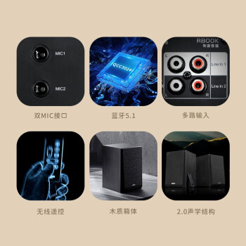 音箱 漫步者（EDIFIER） R800K壁掛音響藍(lán)牙音箱教室多功能會(huì)議室專(zhuān)用擴(kuò)音演講培訓(xùn)低音炮教師節(jié)禮物 官方標(biāo)配